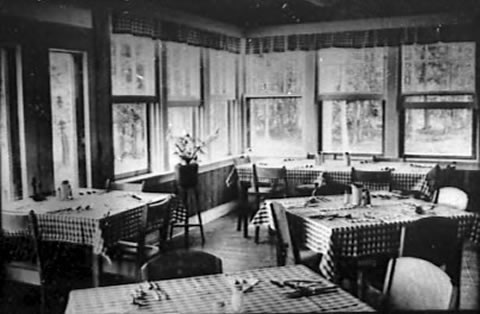 Salle à manger de l’auberge