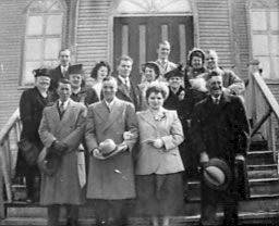 Mariage de Bernard Guindon et Hedwidge Kahlé en 1949