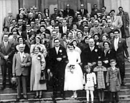 Mariage de Jean-Paul Painchaud et Thérèse Rouleau en 1953