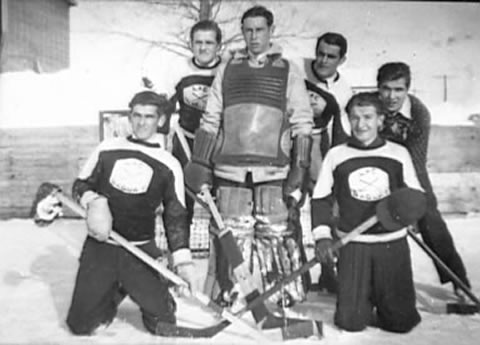 Marcel Ringuette, Maurice Bélisle, Emile Pépin, Jean Duval, Jean-Paul Bélisle et J. Louis Robilard